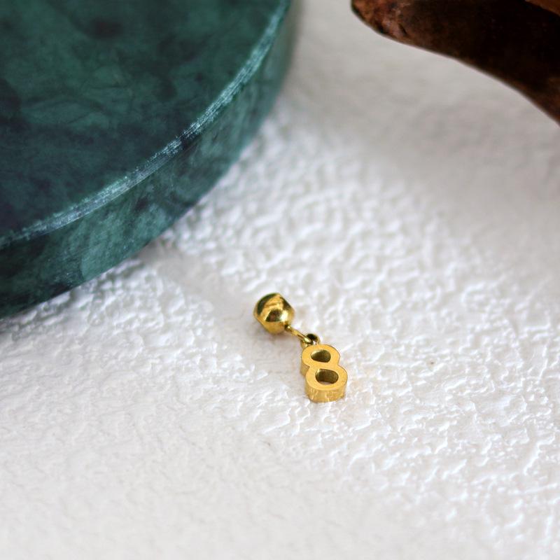 DIY Letter Necklace: 26 English Letter Pendant, Pull-Out Chain, Personalized Single Pendant Accessories