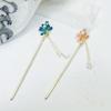 Chinese Style Lotus Hair Sticks Chinese Style Alloy Lotus Simple Hairpin Suitable for Girls Hair Accessories