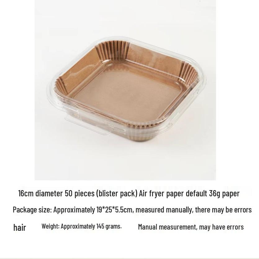 Food Grade Silicone Air Fryer Baking Papers, 16cm-20cm
