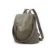 Korean Style Women's Soft Leather Anti-theft Backpack - Versatile, Large Capacity, Double Shoulder for Casual Travel, 2026 Summer