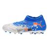 Puma Future 8 Fabric Soft Comfortable Mid-Top Kids Soccer Shoes Men Soccer Shoes Blue 108789-01