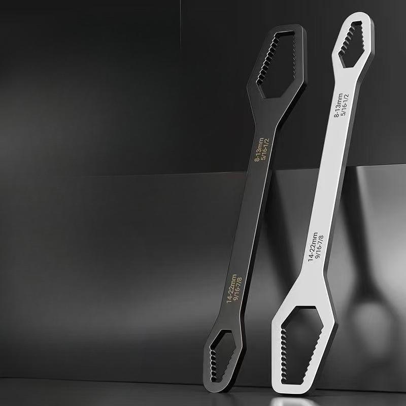 Plum Blossom Wrench, Double-head Universal Screwdriver, Universal 8-24mm Extension Rod, High-strength Multi-functional Wrench