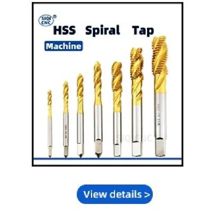 SIQICNC Right HSS Machine Plug Metric Screw Tap Drill Thread Tool M2 M3 M4 M6 M7 M8 M10 M12 M14 Hand Tools