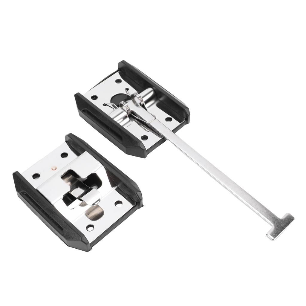 T Style Entry Door Latch Thickened 304 Stainless Steel RV Entry Door Latch Catch Holder for Travel Trailer 6 Inch