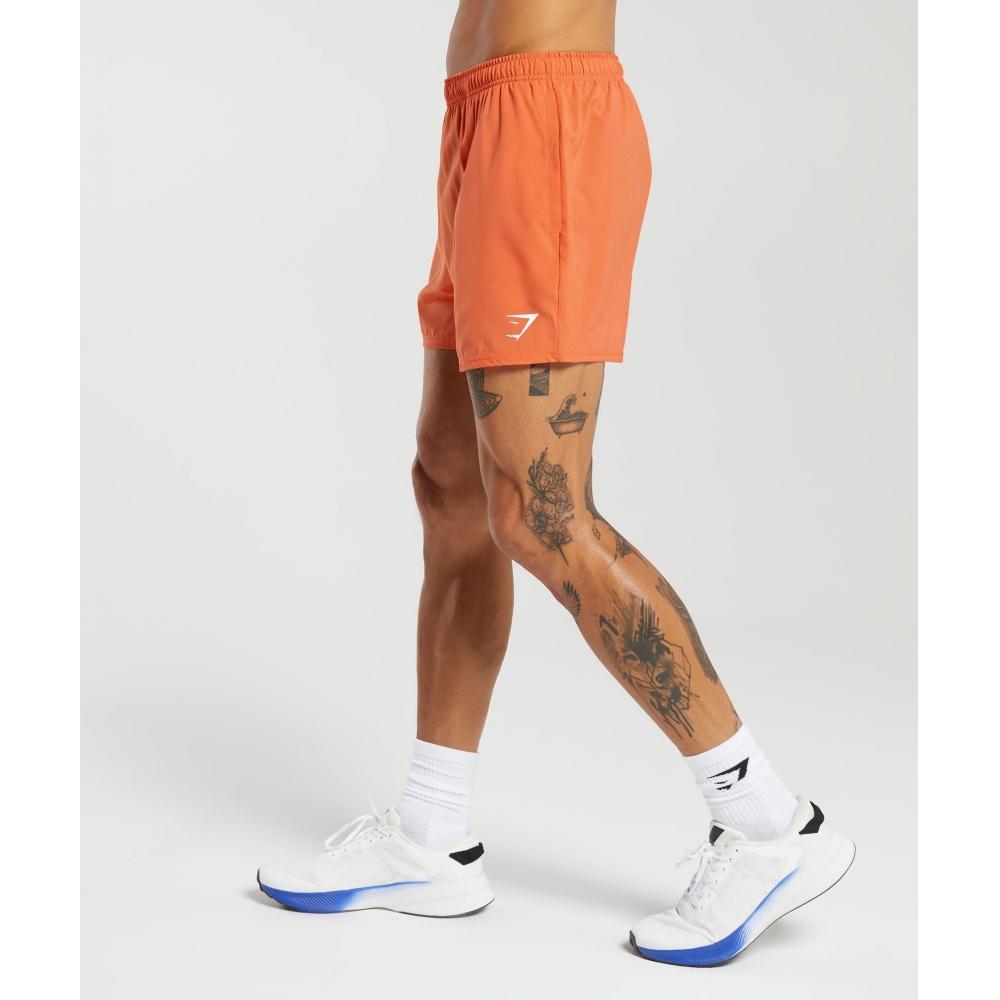 Gymshark Arrival 5  Shorts Ignite Orange A2a1m Obmt