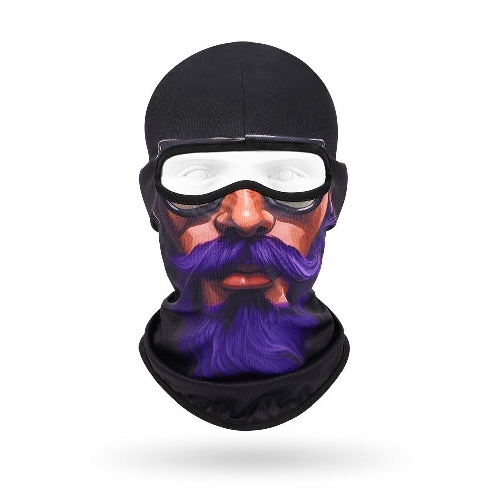 Beard Pattern Full Face Scarf Breathable Head Cover Cap Hood Caps Cycling Mask Outdoor