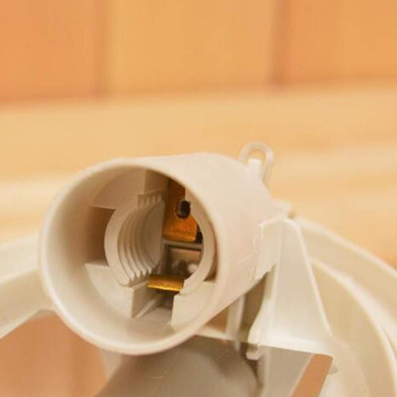 Saunadeckenbeleuchtung Feuchtigkeitsbeständige Acrylkonstruktion Hitzebeständig Dampfraumlampe Dichtes Gehäuse