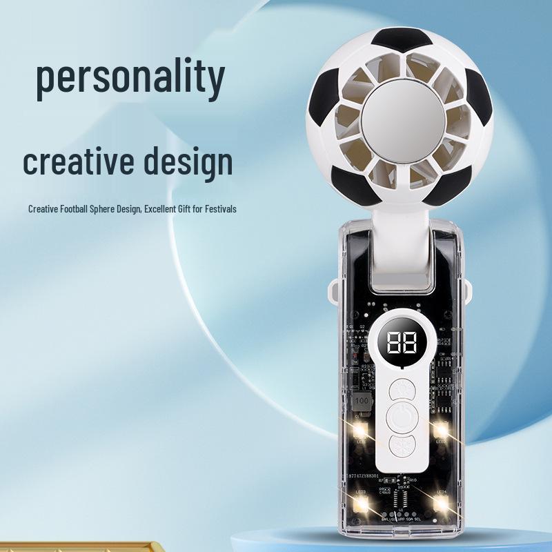 Portable Mini Handheld Fan with Powerful Airflow - World Cup Edition 3600mAh