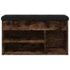 Vidaxl Shoe Bench, Smoked Oak, 82X32X45.5 Cm