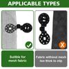 200Pcs Shade Cloth Clips Shade Fabric Clamps Grommets For Net Mesh Cover Sunblock Fabric In Garden Backyard Greenhouse Fixer