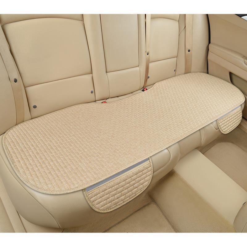 Car Flax Seat Cushion Protector Pad Car Seat Cover Front/Rear Seat Cover Automobile Cushion Pad Mat Backrest Car Accessories