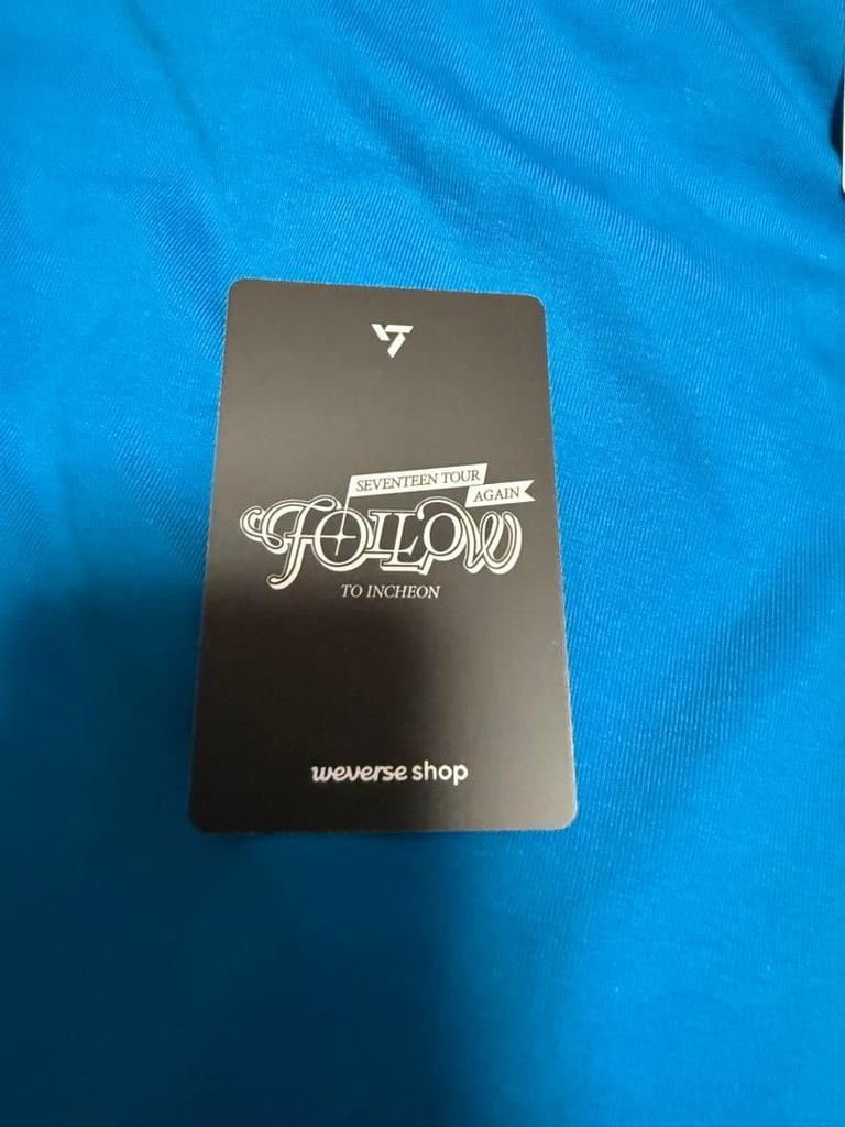 [USED] SEVENTEEN Follow Again FML Purchase Bonus Incheon Trading Card