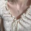 Romance Love Heart and Bowknot Pendant Necklace Special Gifts for Trendy Women Seek Unique Styles and Individuality