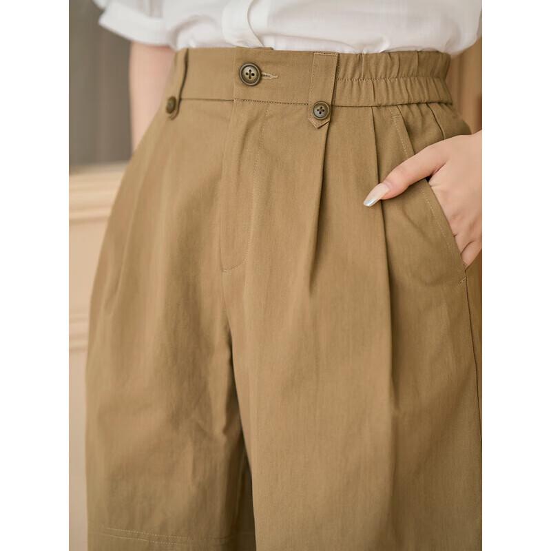 INMAN High-Waist Relaxed-Fit Shorts