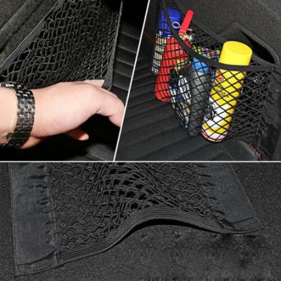 Universal Car Trunk Net Mesh Storage Bag Phone Holder Pocket Organizer Cage Auto