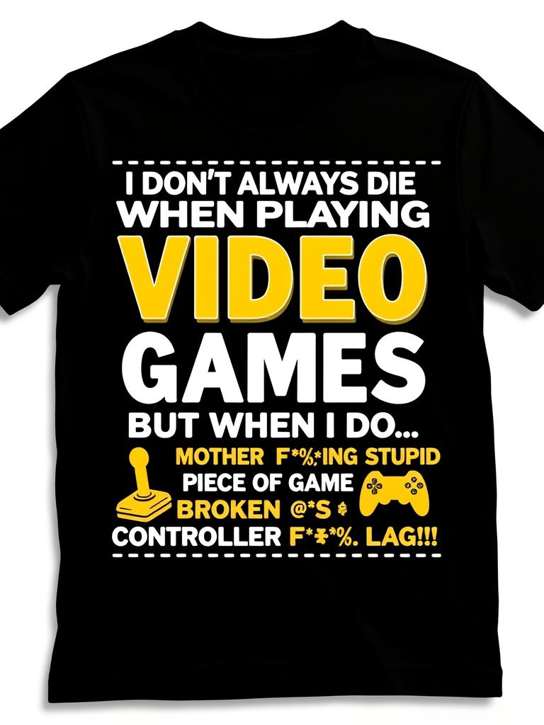 Unisexs Retro Gaming Tshirt Suitable For Casual Wear With Iconic Console Logos Controller Graphics Comfortable Round Neck Short Sleeve Tee