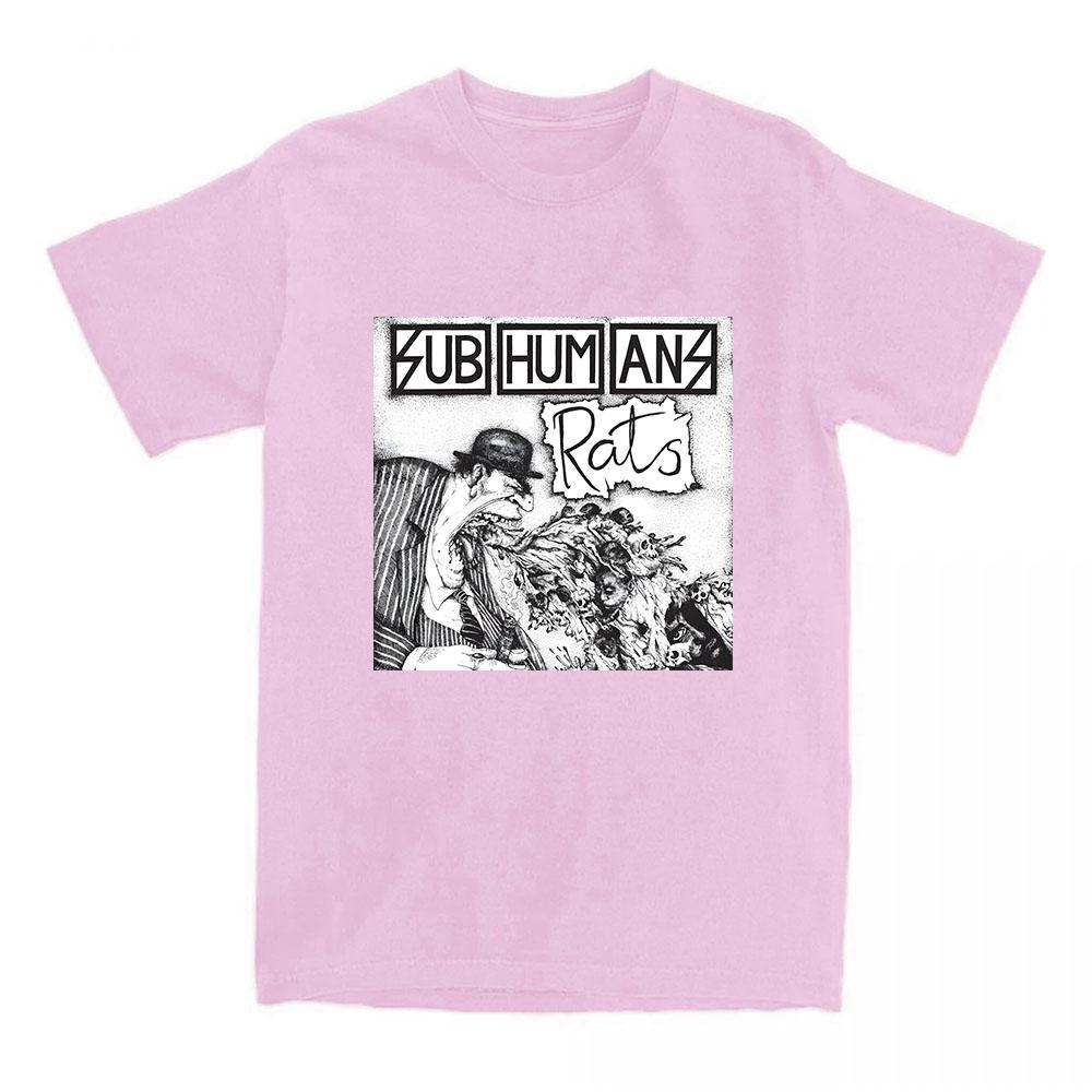 Subhumans Punk Rock Band T-shirt Cotton Short Sleeve Tshirts Summer Soft Tee-shirt Hip Hop Streetwear Tee