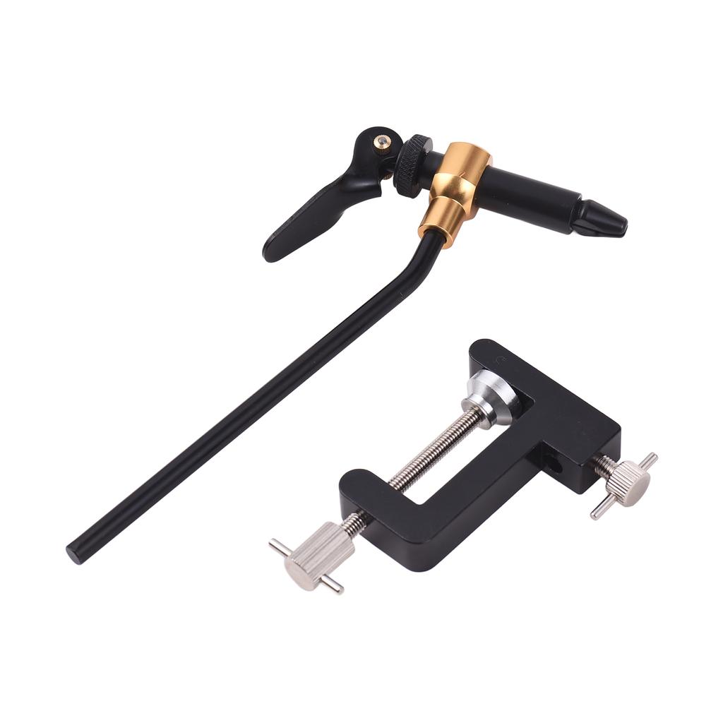 6pcs Fly Tying Kit Fly Tying Vise Whip Finisher Fly Tying Threader Fly Tying Bobbin Fly Tying Bodkin and Scissors 6pcs Fly Tying Kit
