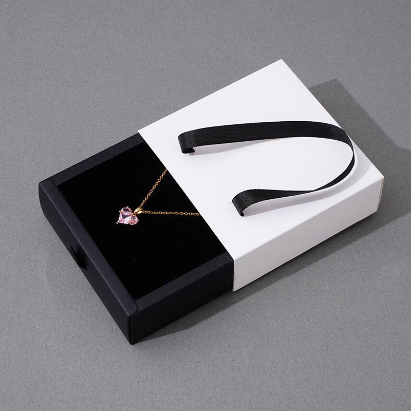 Popular Jewelry Box Set: In-Stock Drawer Handbag for Rings, Bracelets, Necklaces, and Earrings