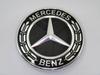 Originální znak kapoty motoru Mercedes Benz Lesklý černý Věnec