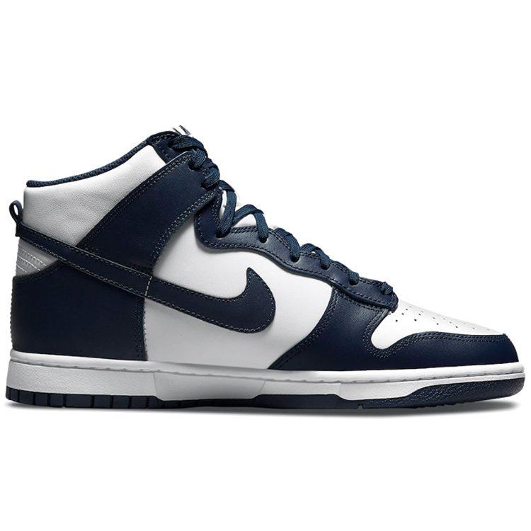 Nike Dunk High Retro 'Midnight Navy' High Top Skateboard Shoes Unisex Midnight Blue DD1399-104