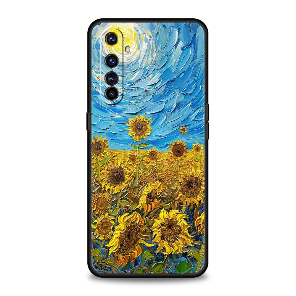 

Ван Гог Подсолнухи Звездная ночь Для Realme GT Neo 2 3 3T 5 Чехол Для Realme 12 11 5G 10 9 8 5G 7 6 GT5 GT3 Pro C25 C35 Обложка 10 Pro Plus