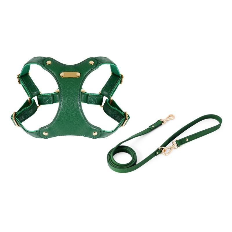 Dog Chest Harness with Leash Pet Vest Harness Easy Control Dogs Walking Harness Adjustable Harness for Outdoor Activity S