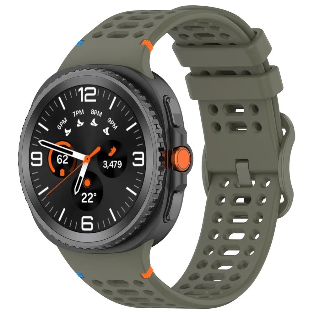 Offizielles Silikonarmband für Samsung Galaxy Watch 8 40mm/44mm Uhrenarmband Verstellbares Armband Galaxy Watch 8 Classic Zubehör
