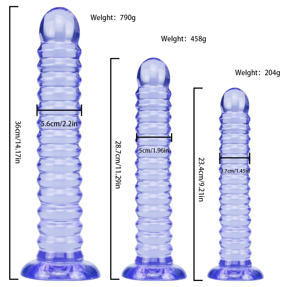 7 Styles Jelly Anal Dildo with Suction Cup Huge Realistic Dildos Sex Toy for Women Men Big Butt Plug Fake Dick for Erotic Play