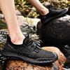 Mesh Shoes Men's Summer Breathable Men's Shoes Thin Hollow Breathable Lightweight Casual Shoes Soft Sole Non-slip Quanzhou Sports Shoes