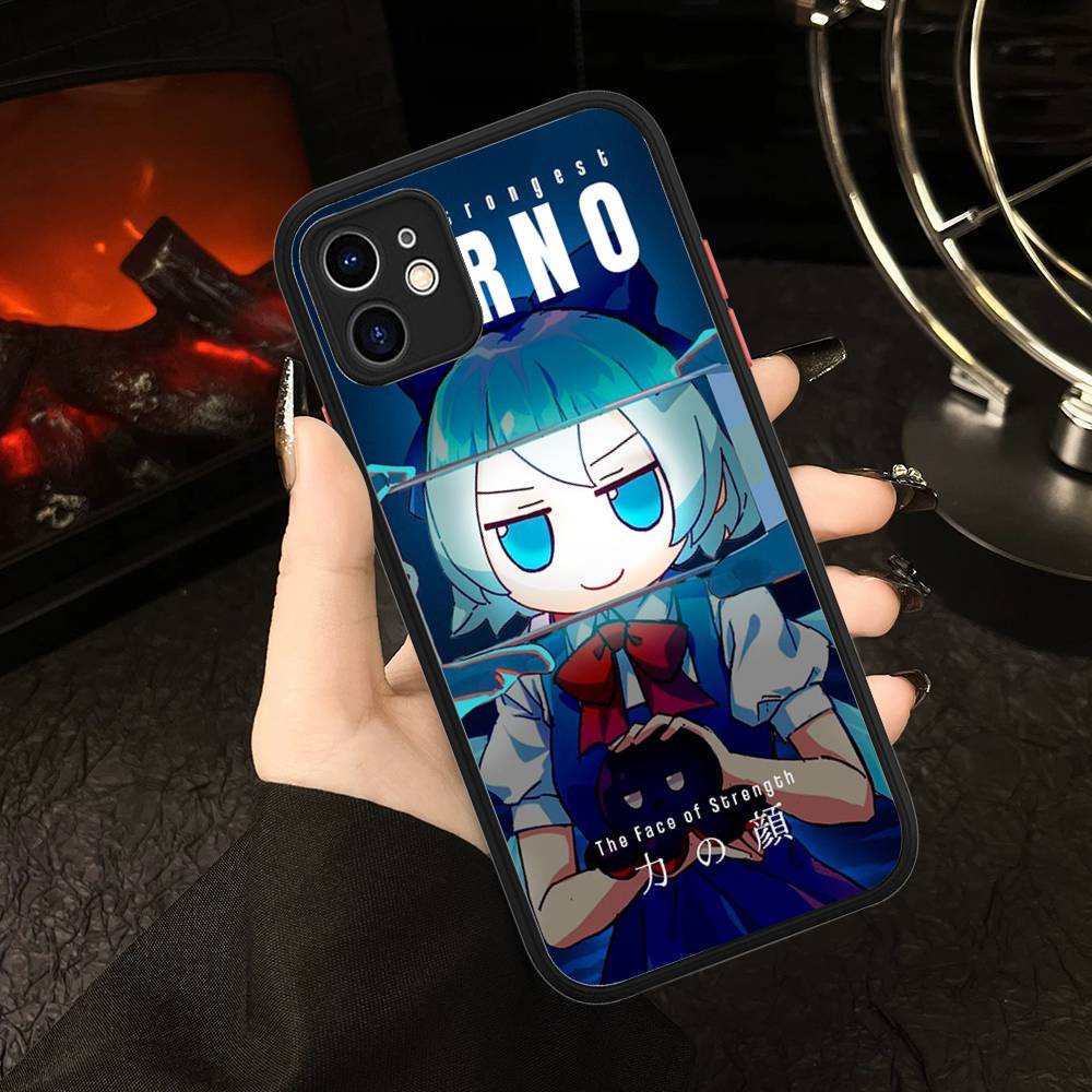 Classic Game Touhou Project For IPhone 16 15 14 Plus 13 12 11 Pro Max X XS MAX Translucent Matte Shockproof Cover