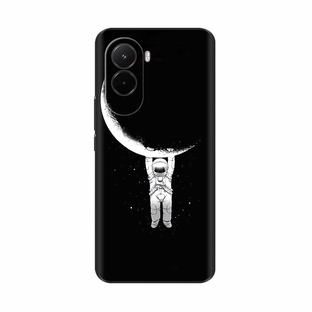Phone Case For Xiaomi Poco M7 4G Case Soft Silicone TPU Back Cover For Poco M7 Pro 5G Case Ultra Thin Flower Skull Painted Cases