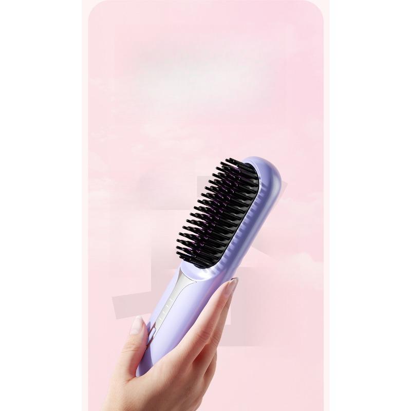 New Wireless Hair Straightener Negative Ions Do Not Hurt Hair Portable Straight Roll Dual-purpose Lazy Charging Hair Straightener