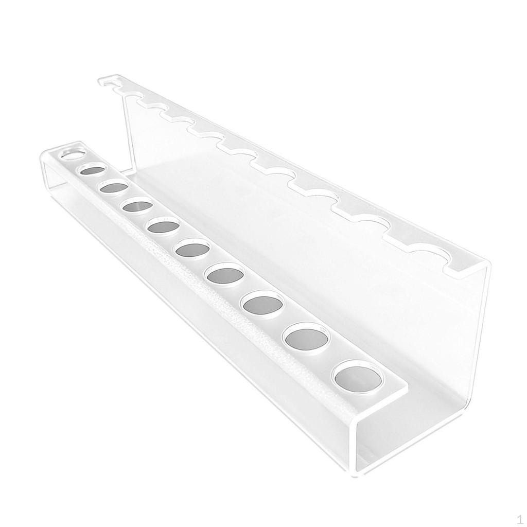 Acrylic Cutlery Holder Organizer Storage Utensil Stand Spoon Rest with for Clear And Neat