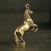 Accessory Mini Brass Ornaments Decoration Desk Gift Home Horse Metal Office Pendant Portable Vintage Brand New