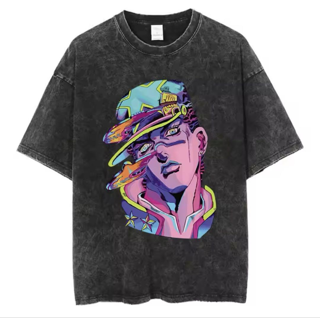 

[USED] JoJo short sleeve anime T-shirt, size 3XL