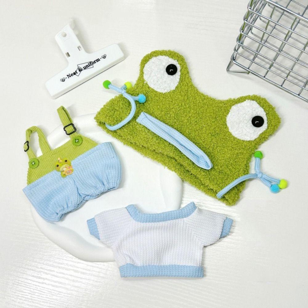 Head Cover 20cm Dolls Clothing Set DIY Dress Up Star Doll Clothes  20cm Cotton Doll