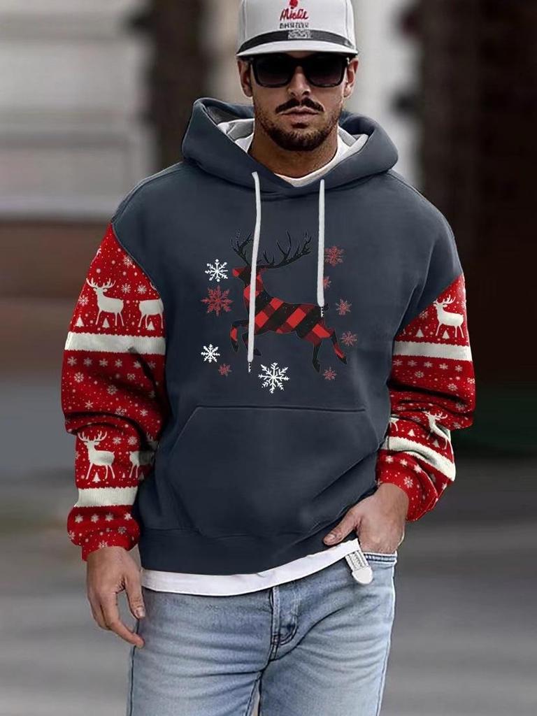 2025 Herren 3D-Druck Europäischer Weihnachtspullover