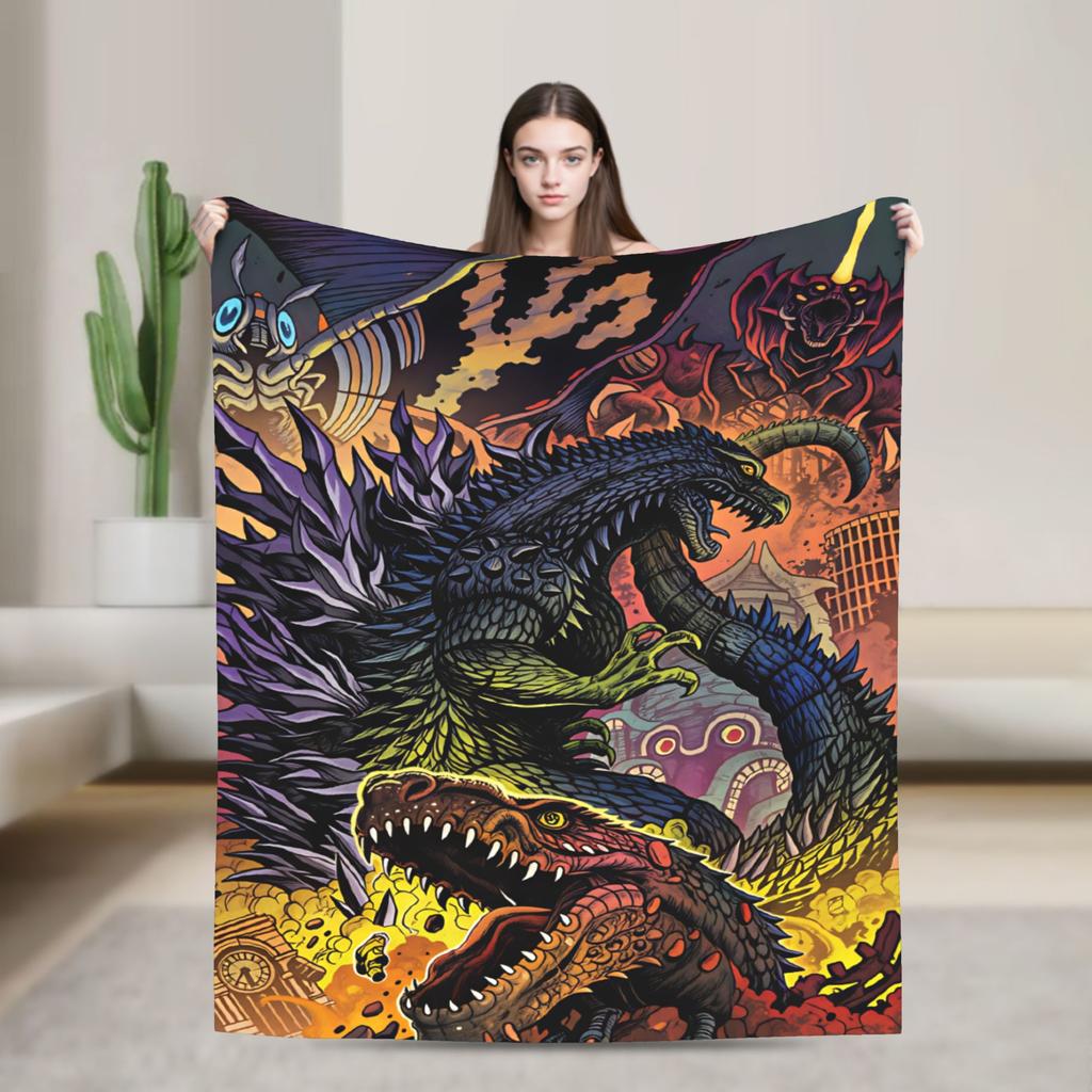 M-Monster King Blanket Quality Soft Warm Throw Blanket Winter Girls Boys Couch Bed Fashion Bedspread