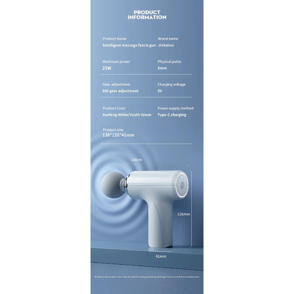 Vibration Massage Gun Rechargeable Wireless Muscle Relaxation Massager Mini Professional Fitness Portable Electric Fascia Gun