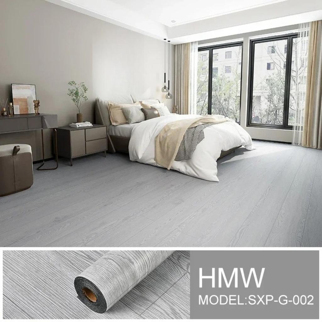 1PC 15.75x118.1in Thickened Self-adhesive 3D Wood Grain Floor Stickers Anti-Slip Wear-Resistant Home Decoration Floor Stickers