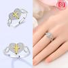 Celtic Knot Heart Cross Ring Original   CopperZircon Rings Women Ireland Belief  Gift Friend Accessories Jewelry