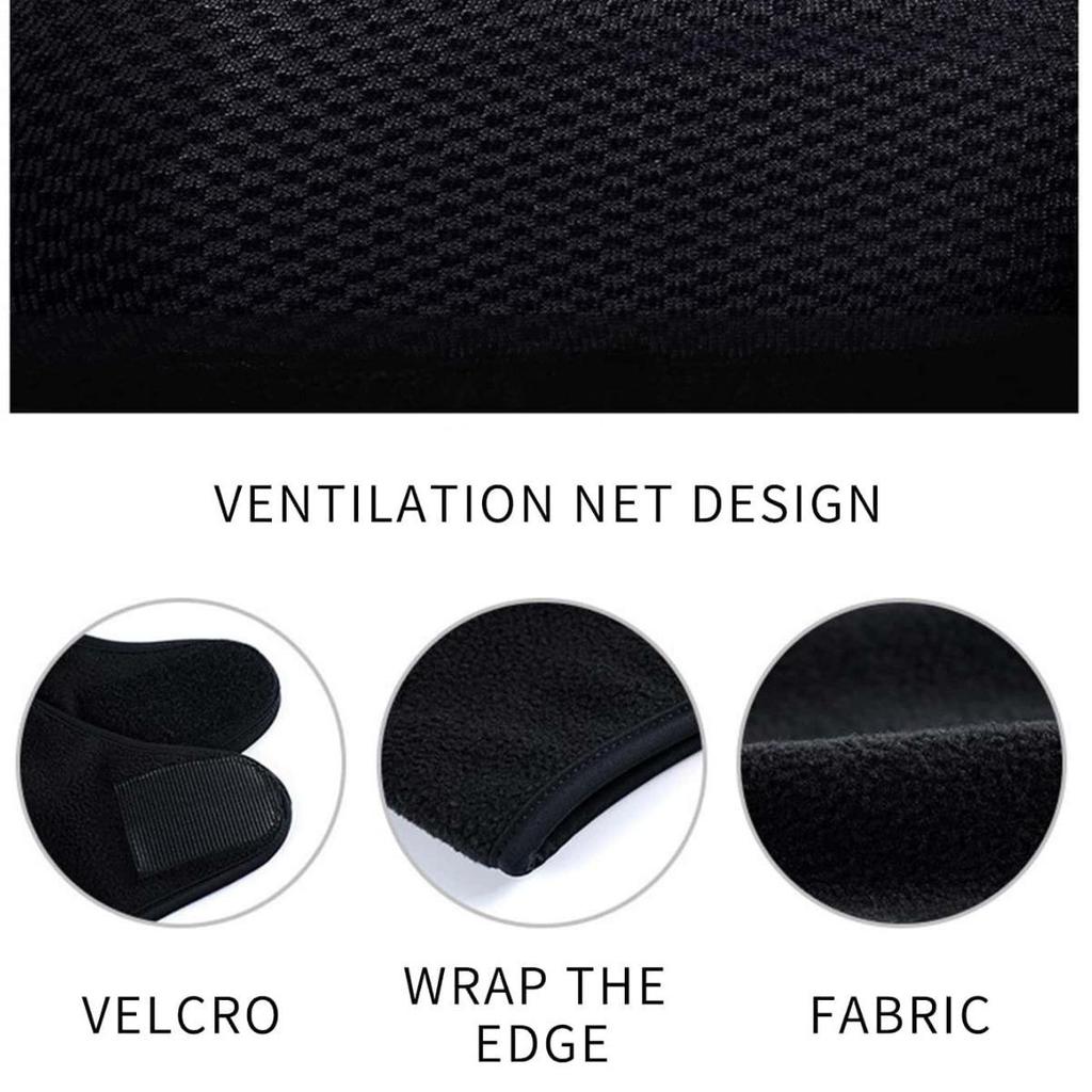 Warm Fleece Neck Gaiter - Winter Cycling/Skiing Mask with Ear Protection
