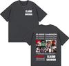 Rapper Eladio Carrion  Trendy Music pure cotton Print ONeck Short Sleeve Top 2026 Spring summer Mens Casual Tshirt y2k ins