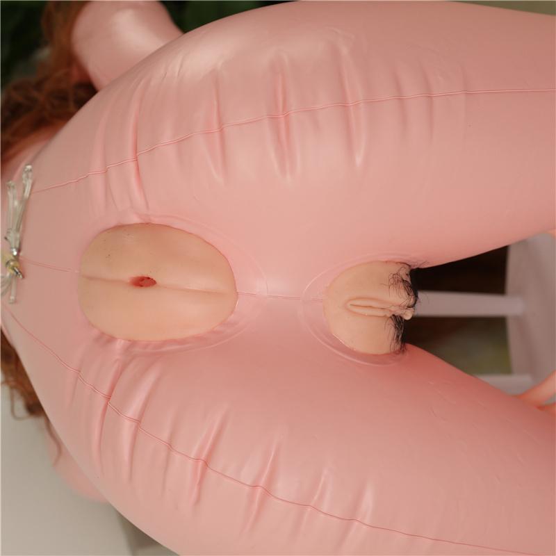 Male Inflatable Doll with Pubic Hair Sitting Position Oral Sex Fun Masturbator Adult Sexual Products