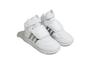 Adidas Hoops MID 3.0 AC Synthetic Leather Abrasion Resistant High top Skateboard Shoes White Infant And Toddler HP2660