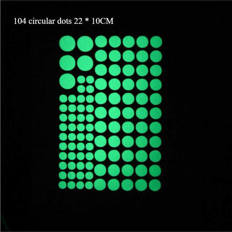 

407 Dots/104 Dots Glow in The Dark Stickers for Bedrooms, Children s Rooms, Home Decor, Wall Stickers Can Be Removed