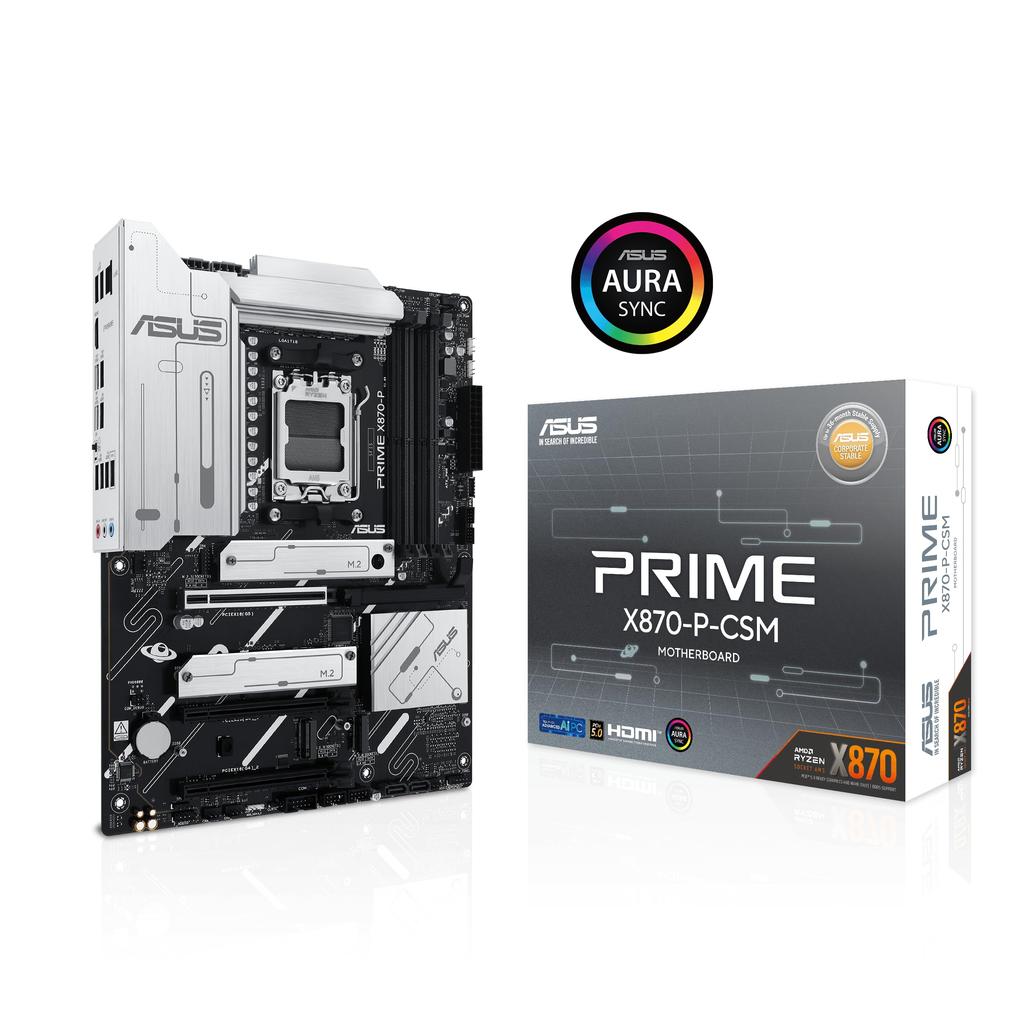 [Amazon.co.jp Exclusive] ASUS PRIME X870-P-CSM AMD Ryzen 9000 Series AM5 Compatible X870 Chipset ATX Motherboard / Domestic Authorized Distributor Pro