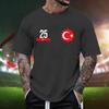 European and American men's trend simple style 3D digital printing short-sleeved T blood, can be sent on behalf of one piece