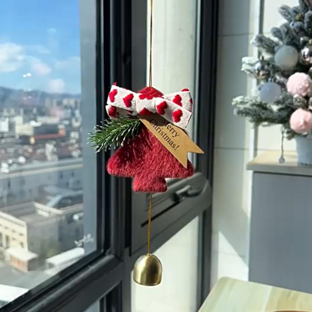 Christmas Bells Hanging Ornament Decorative Bells Christmas Tree Decorations Hanging Pendants for Home Decoration